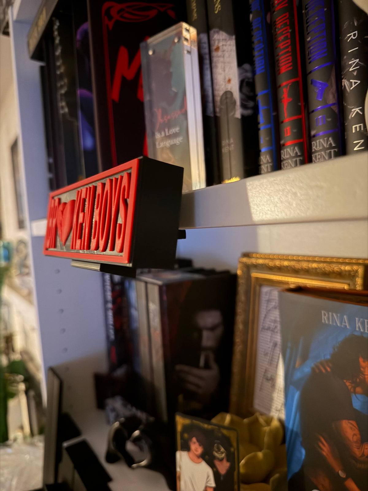 Floating Shelf Sign Display